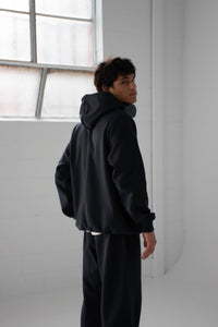 Stained Hoodie | Charcoal