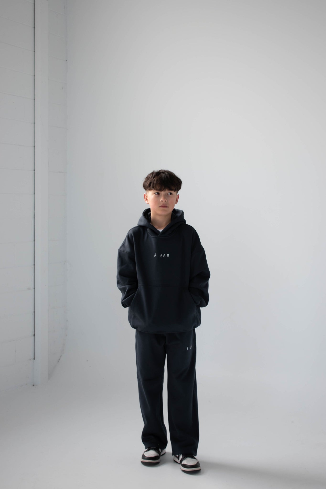 Stained Hoodie | Charcoal