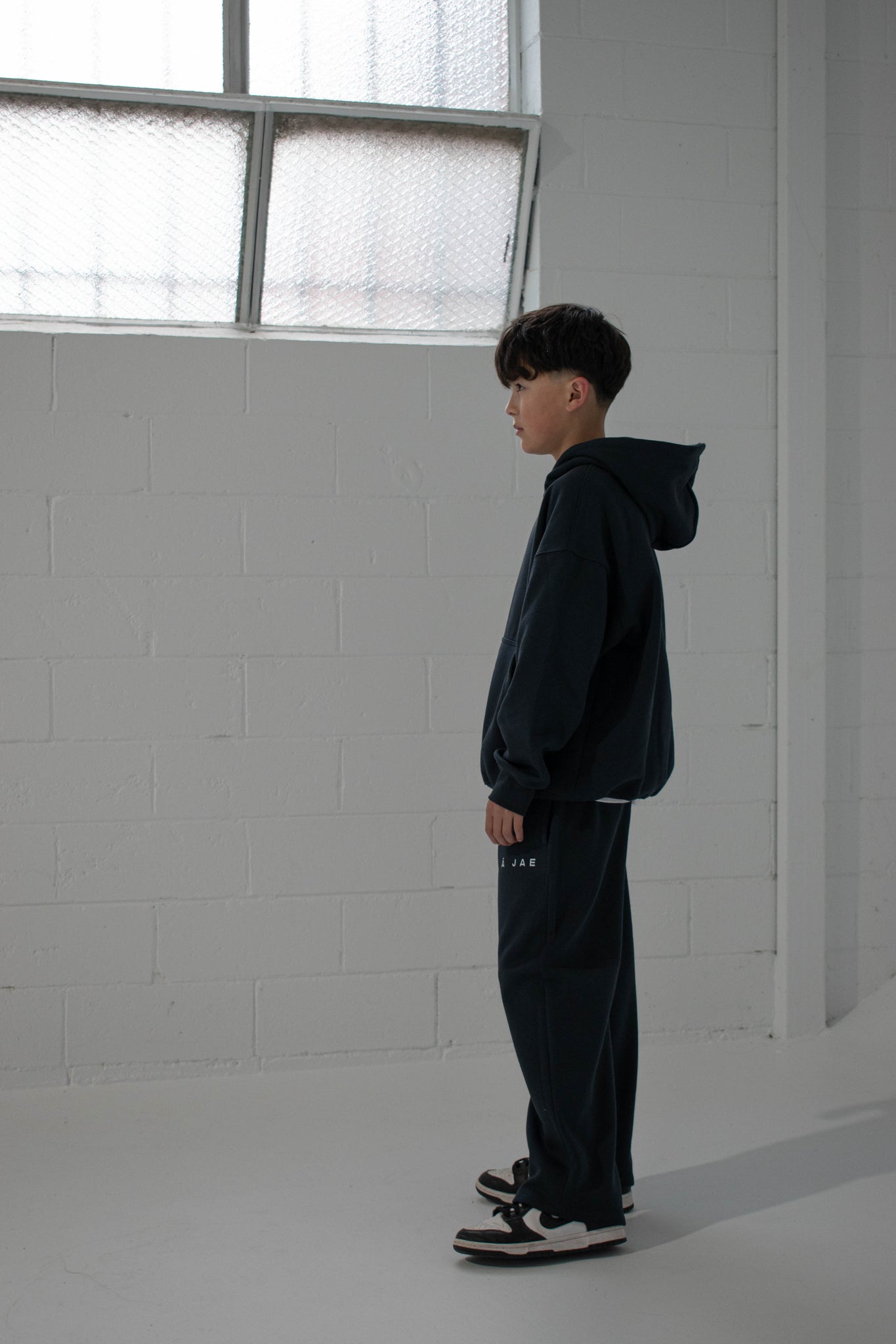 Stained Hoodie | Charcoal